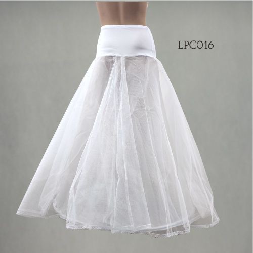 [BISA COD] PETTICOAT LOLITA PENGEMBANG GAUN PENGANTIN PUTIH 2 LAYER LPC016