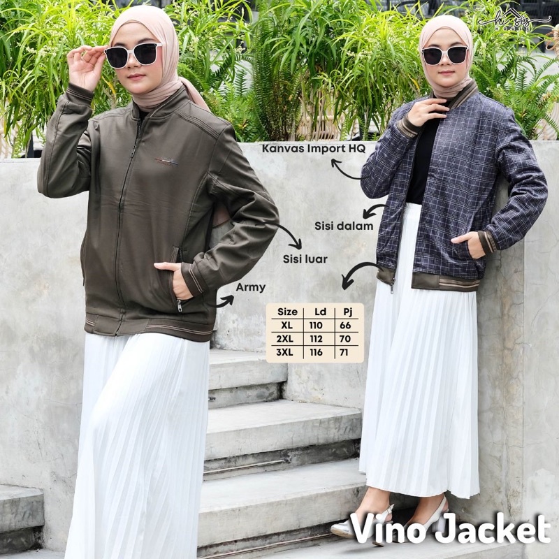 JAKET KANVAS UNISEX VINO JACKET BY HI SIS