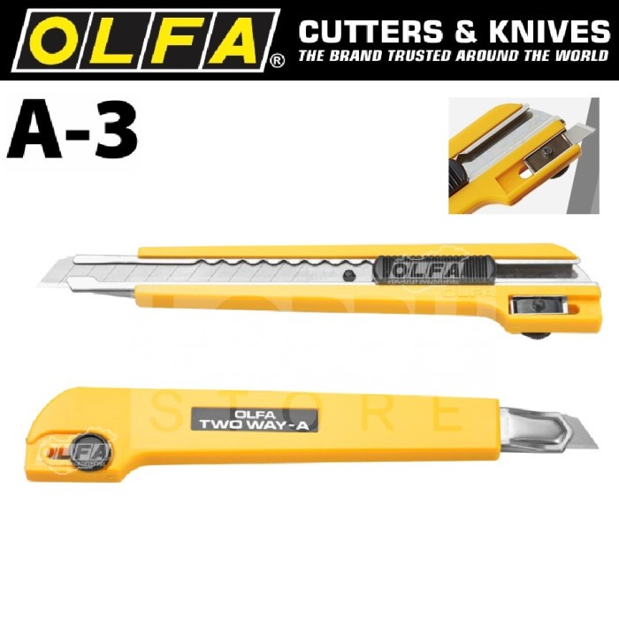 

Spesial Cutter A-3 Olfa Pisau Cutter 9 Mm Snap-Off Blade Murah