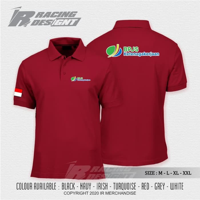 poloshirt   kaos kerah polo bpjs ketenagakerjaan terbaru kualitas  sundanese