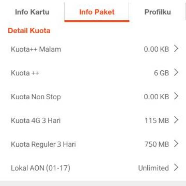 Kuota Tri 3 New Aon Unlimited 6gb 10gb 16gb All Data Apps Shopee Indonesia