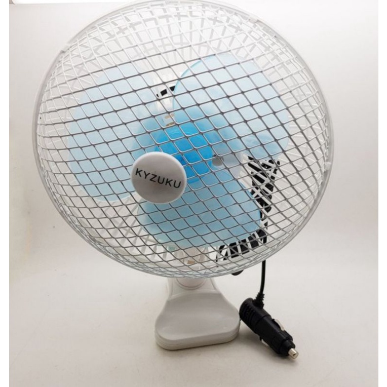 Kipas Angin Mobil Minibus Truk 12Volt&24 Volt Model Jepit