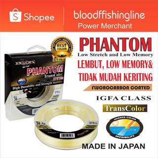 Jual SENAR PANCING BLOOD PHANTOM FLUOROCARBON COATING FISHING LINE