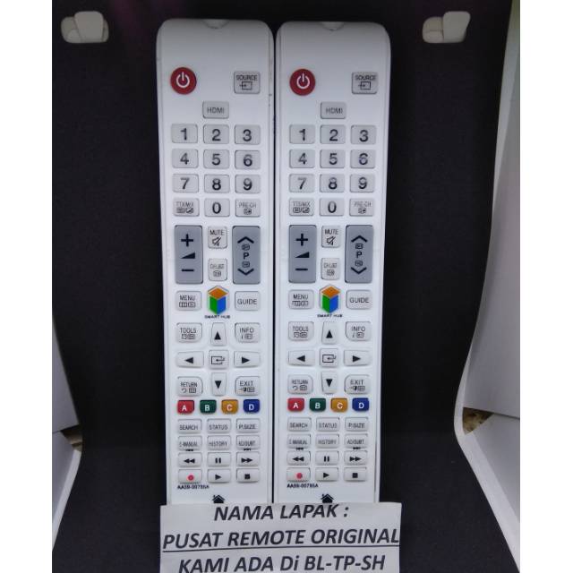 REMOTE REMOT SMART TV LED SAMSUNG GRADE ORIGINAL PUTIH