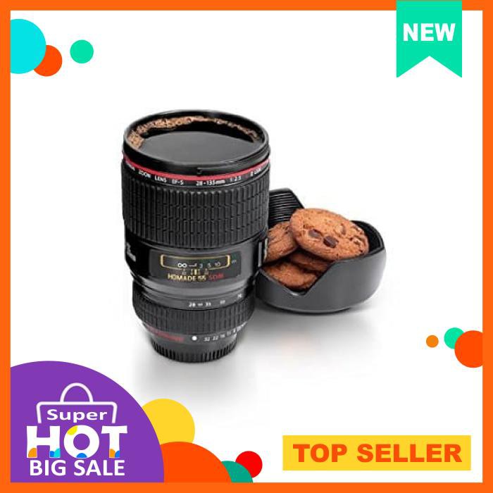 Canon Lens Mug Zoom Ef S 28 135Mm Esf Termos B292 Kembang Gelas Camera Hitam