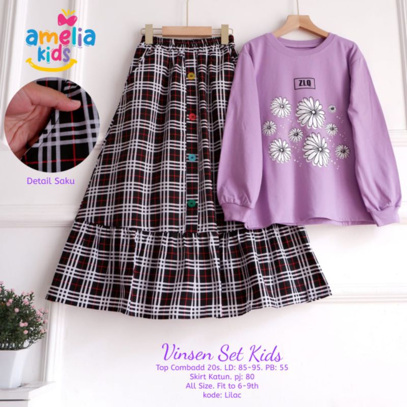 VINSEN SET ROK KIDS AMELIA KIDS