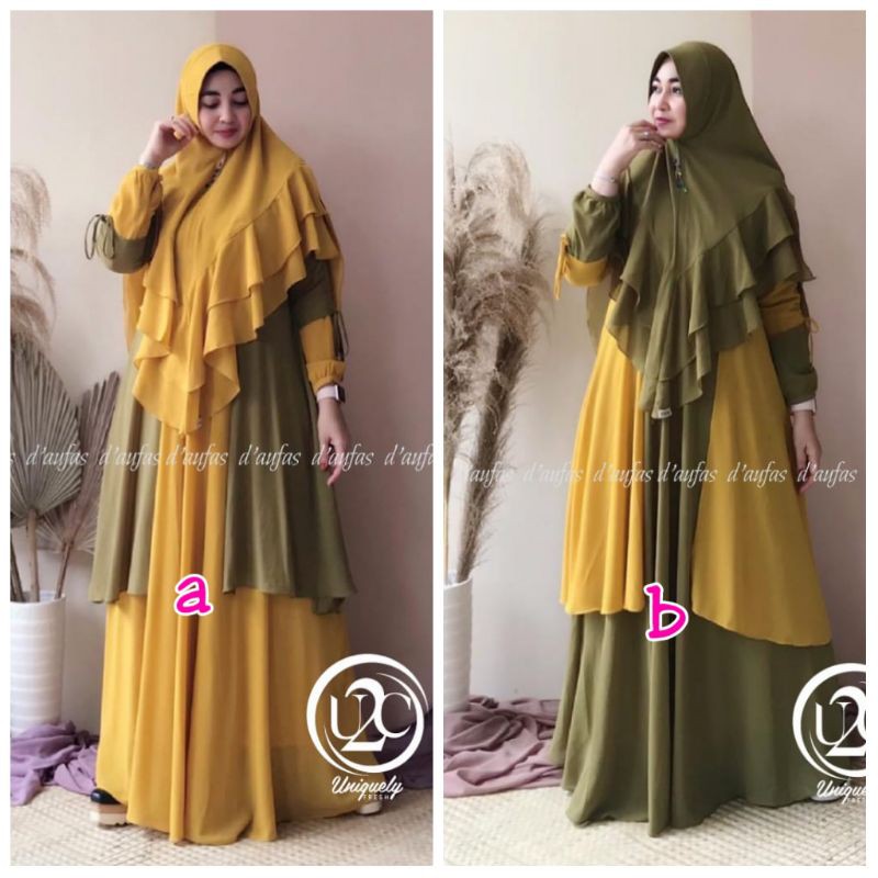 NUSAIBAH SYARI BY U2C (READY SIAP KIRIM)