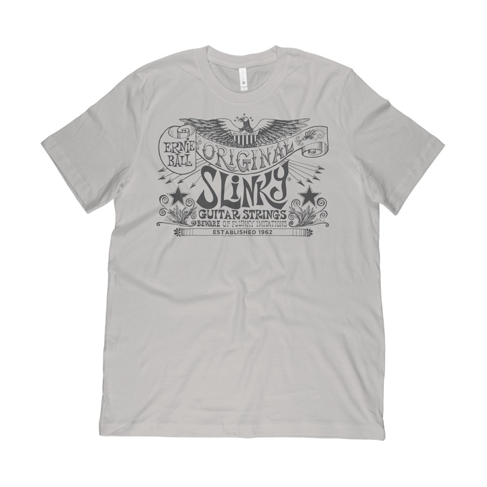 Ernie Ball Original Slinky Silver TShirt SM P04845