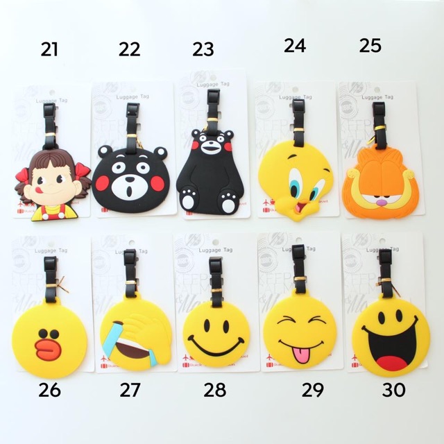 READY STOCK TRAVEL LUGGAGE TAG / gantungan koper