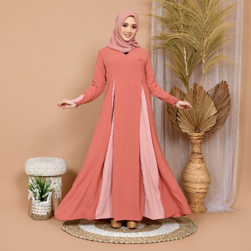 GAMIS TERBARU | AIRFLOW | GAMIS PREMIUM | FASHION DRESS | FASHION MUSLIM TERBARU | HEYZOETI SHAQUEEN