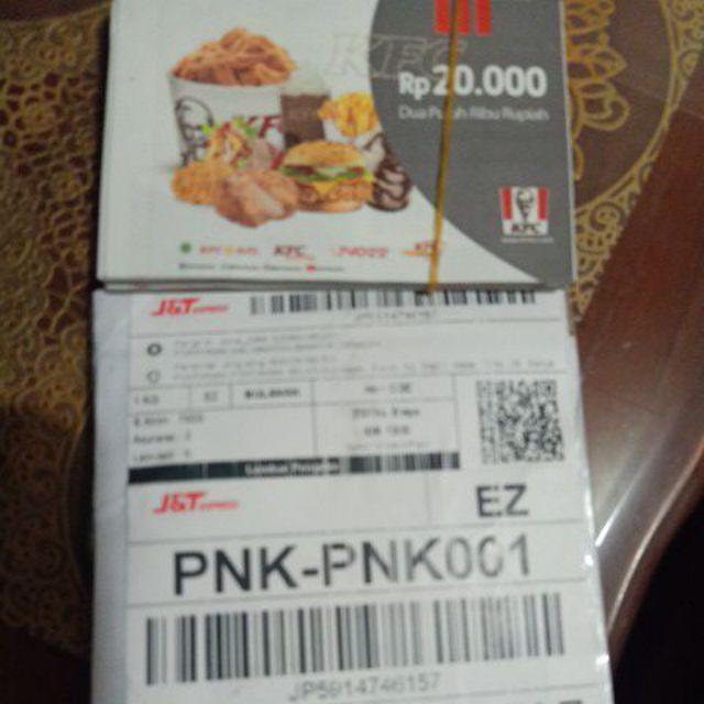 Voucher Kfc Nominal 20.000 (fisik)