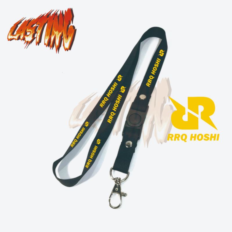 

Lanyard RRQ HOSHI / GAMERS ML GANTUNGAN KUNCI/GANTUNGAN ID CARD/GANTUNGAN POD Best seller / Bisa COD