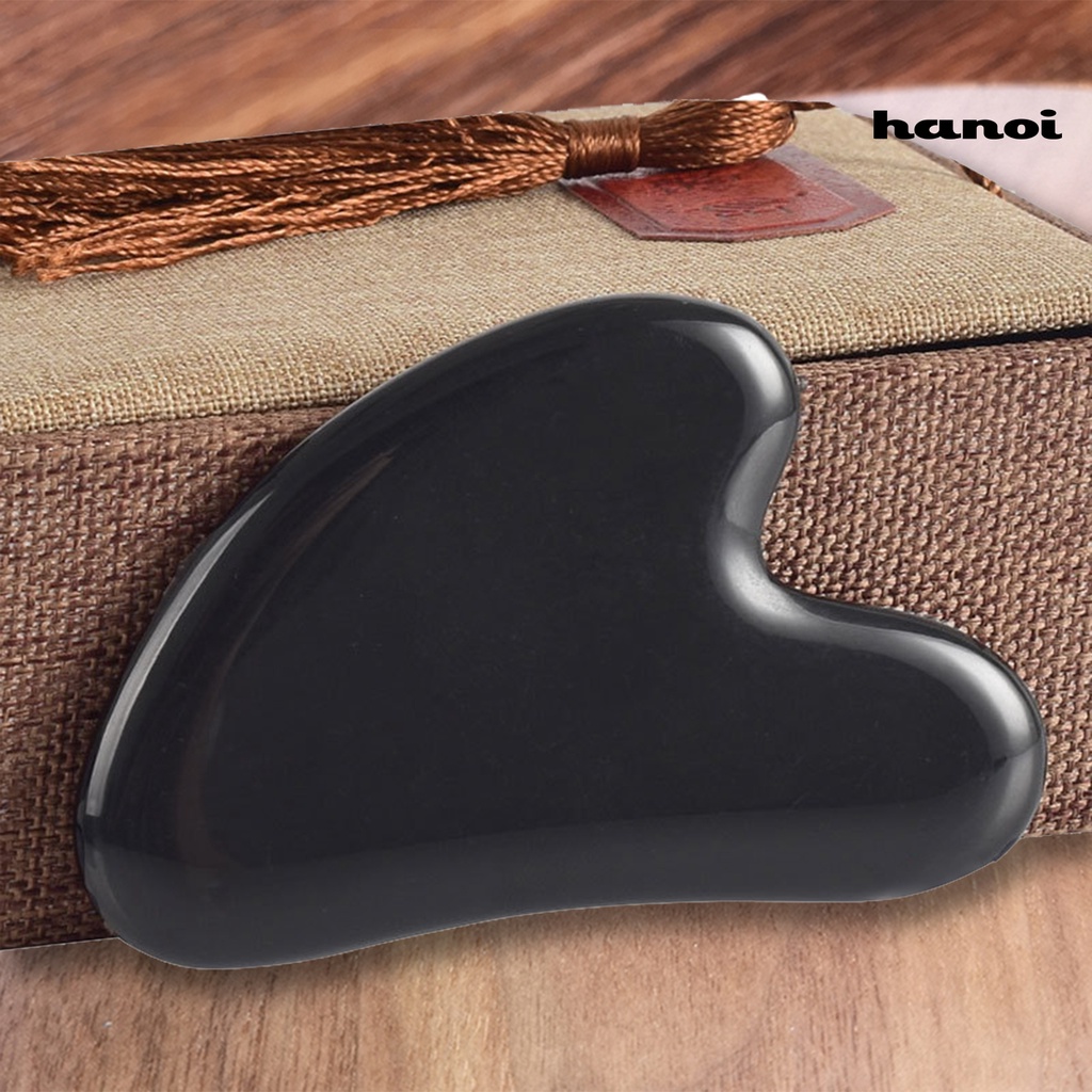 HQTM_Massage Roller Board Heart-Shaped Relax Muscle Prevent Wrinkle Face Massage Scraper Board for Adult