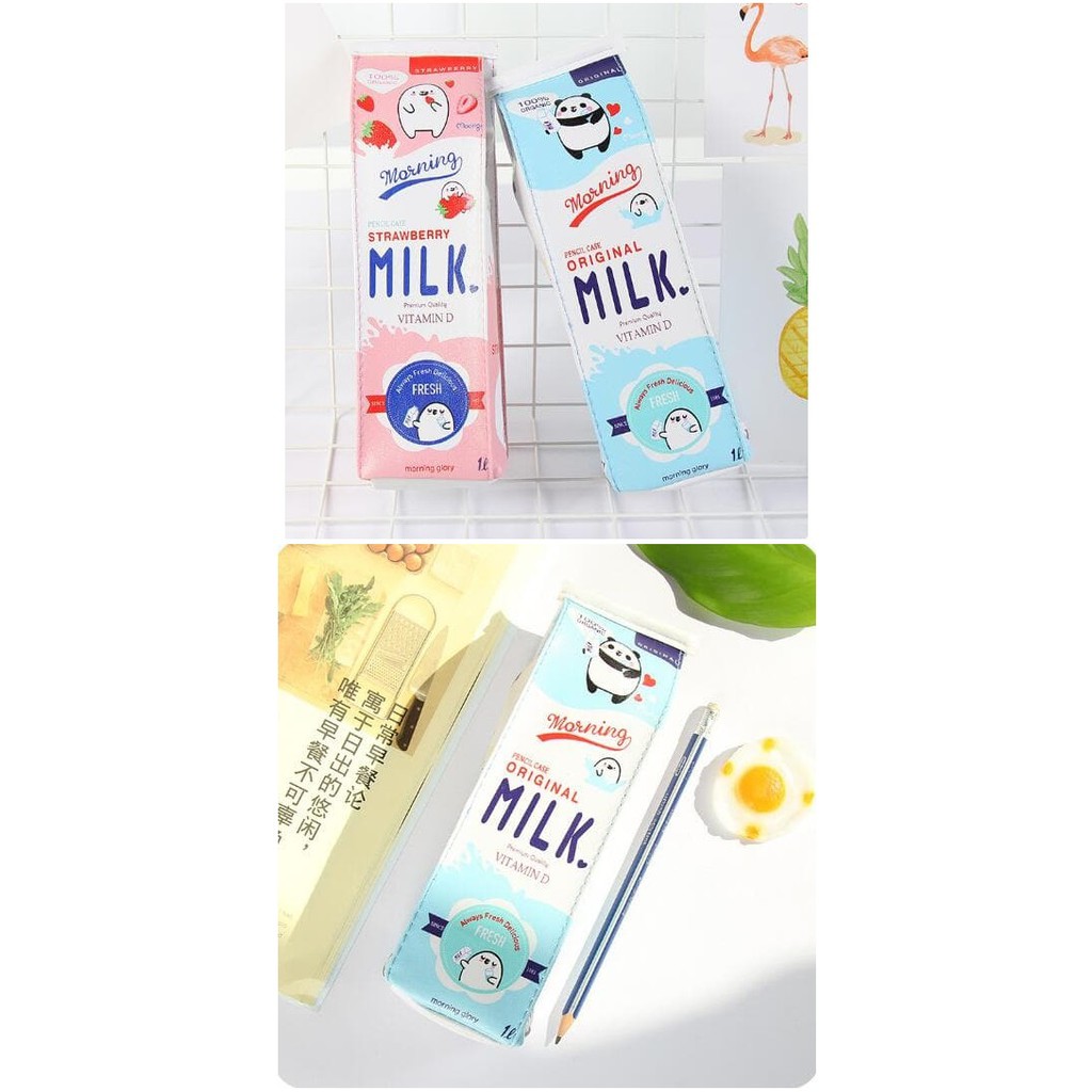 

Tempat Pensil / Kotak Pensil / Tempat Alat Tulis bentuk Kotak Susu 171