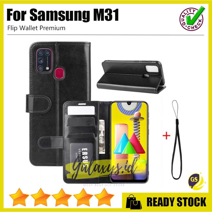 Samsung A02S A12 A11 M11 M21 A21S A31 M31 A51 A71 M30s A20s A30s A50s Leather Wallet Flip Cover Case