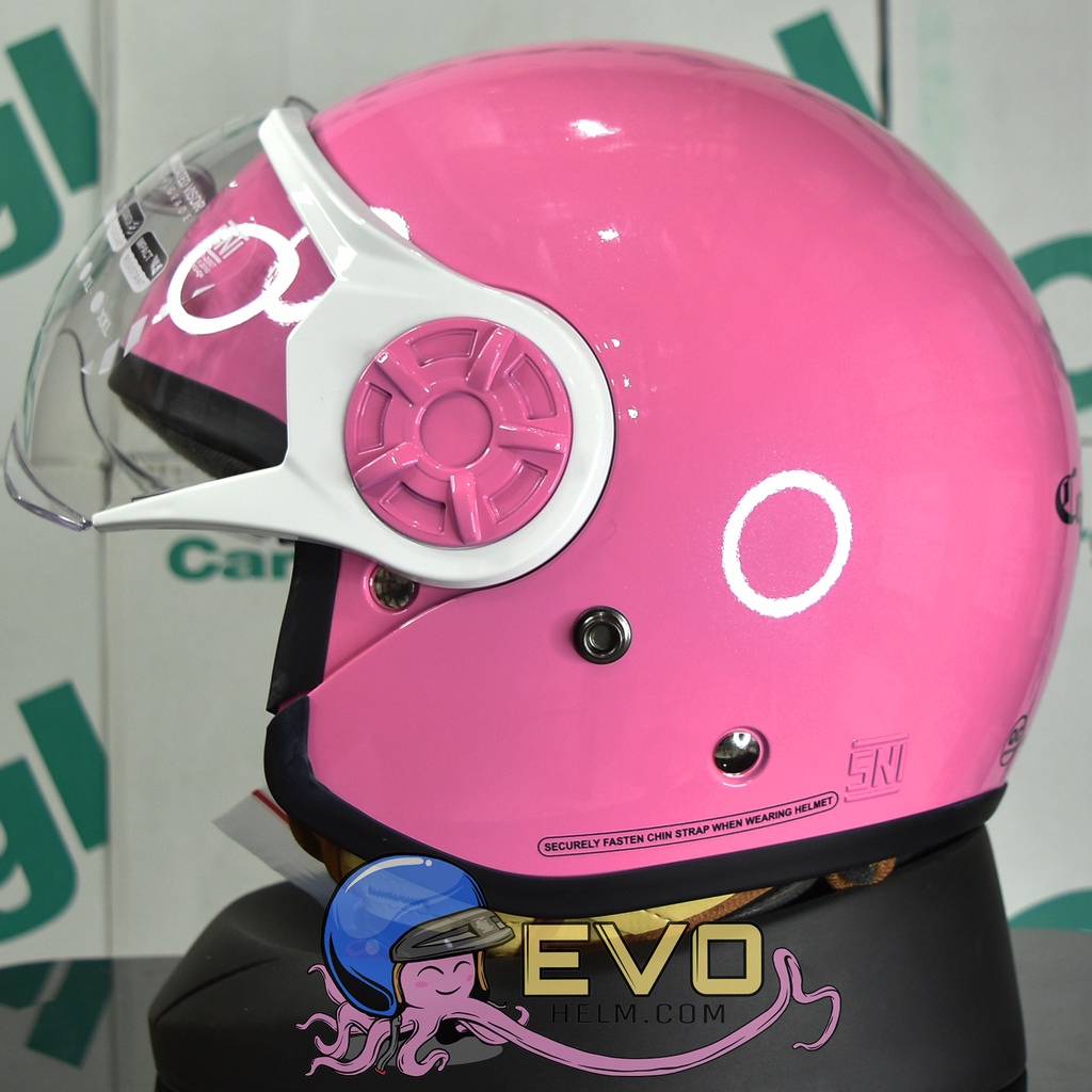 HELM CARGLOSS YRH HIJAB &quot;ORI&quot; - PINK PASTEL METALIC