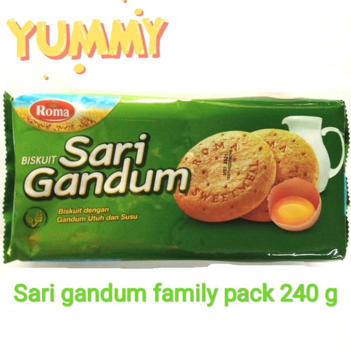 

Wafer-Biskuit- Biskuit Sari Gandum Roma 240Gr. | Biskuit Gandum/Roma Gandum -Biskuit-Wafer.