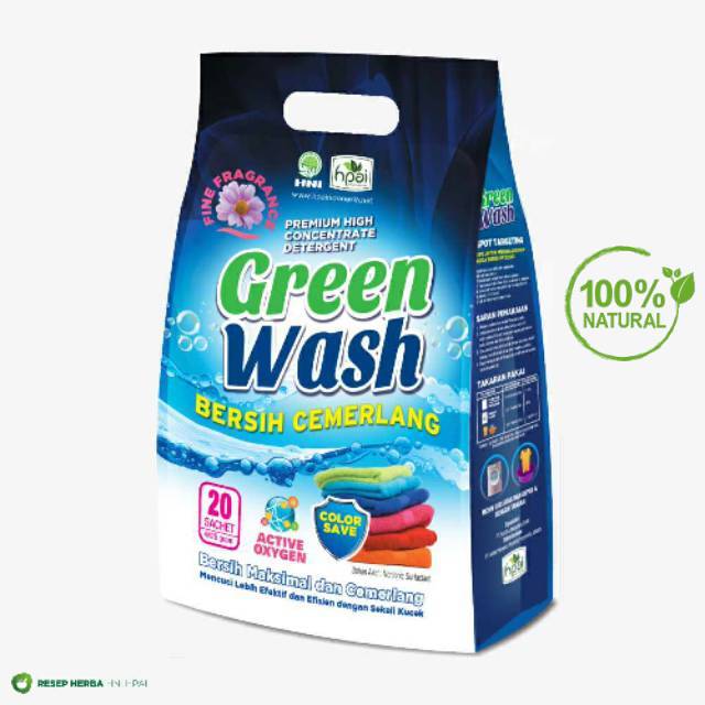 Green Wash HPAI Deterjen Ramah Lingkungan HNI HPAI Produk Berkualitas HNI BLITAR