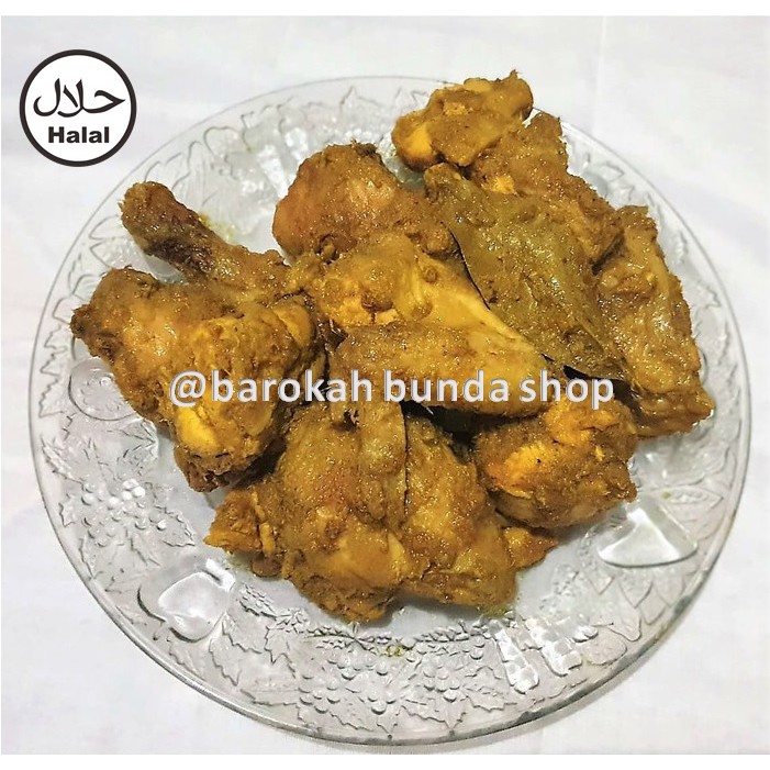 

AYAM UNGKEP BUMBU KUNING BESAR 1 EKOR (9 potong)
