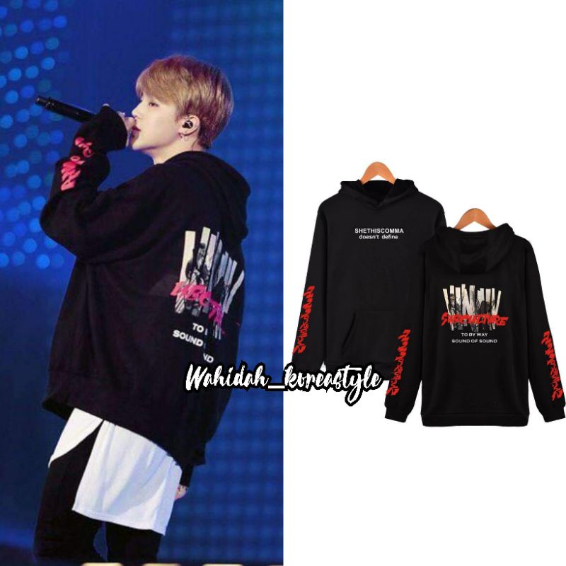Jaket Hoodie Jimin BTS "SubCulture" Baju Idol KPop Fashion