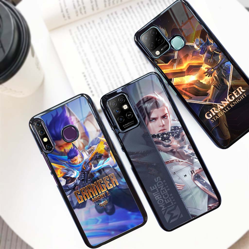 (F52) Case glossy Infinix Smart 4 5 S5 Hot 8 9 10 11 PLAY 10S Note 7 8 10 Pro - Casing Hp ML Mobile 