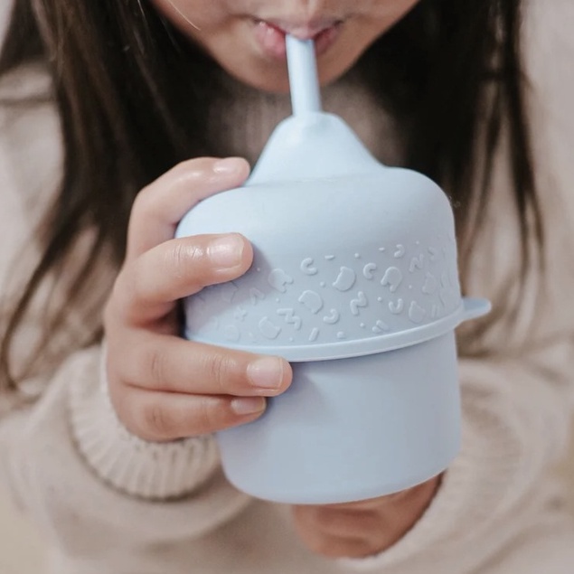 We Might Be Tiny Sippie Cup Set - Botol Minum Sippie Sippy Cup With Lid Silikon Anak Kecil Belajar Bayi Lucu Gelas Silicone