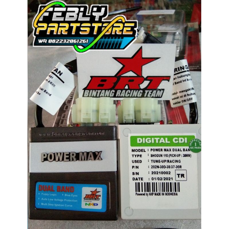 CDI BRT DUAL BAND SHOGUN 110 MEGAPRO GL CB POWER MAX DUAL BAND TR TUNE UP RACING SHOGUN 110 MP GL CD