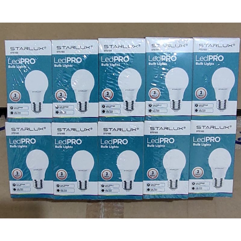 LAMPU BOHLAM LED 3W KUNING STARLUX