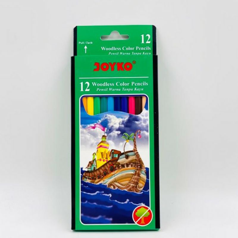 

PENSIL 12 WARNA PANJANG CP-103 JOYKO / PENSIL WARNA PANJANG 12 WARNA JOYKO CP-103