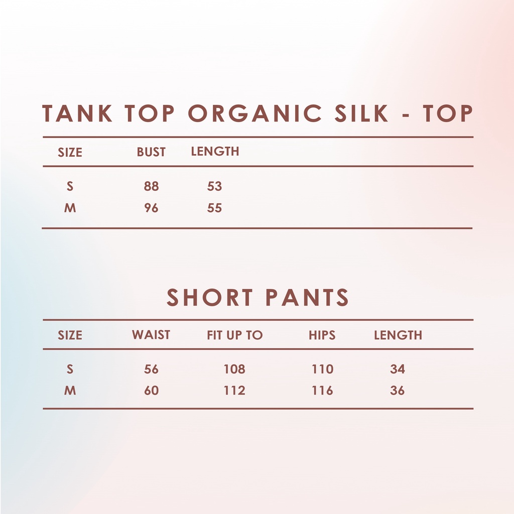 Cielyn - Laurel Tanktop Organic Silk Set