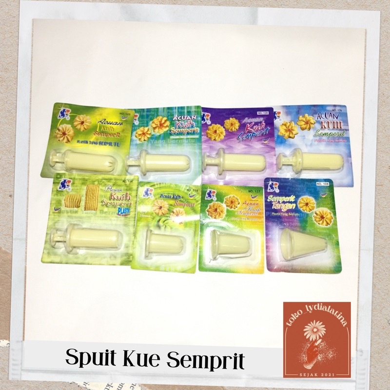 Cetakan Kue Semprit Bunga Suntik / Spuit Kue Semprit