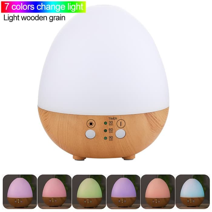 Aromatherapy Air Humidifier Wood 230ml With RGB LED Light