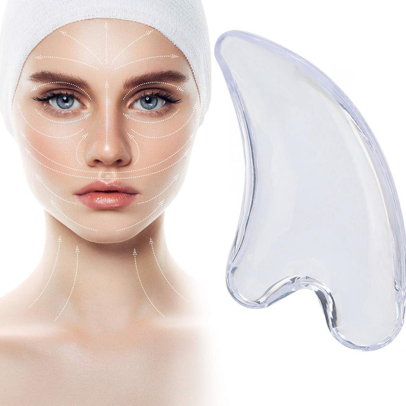 Ilove Alat Pijat Gua Sha Kristal Resin Alami Alat Kesehatan Pribadi Untuk Wajah / Tubuh