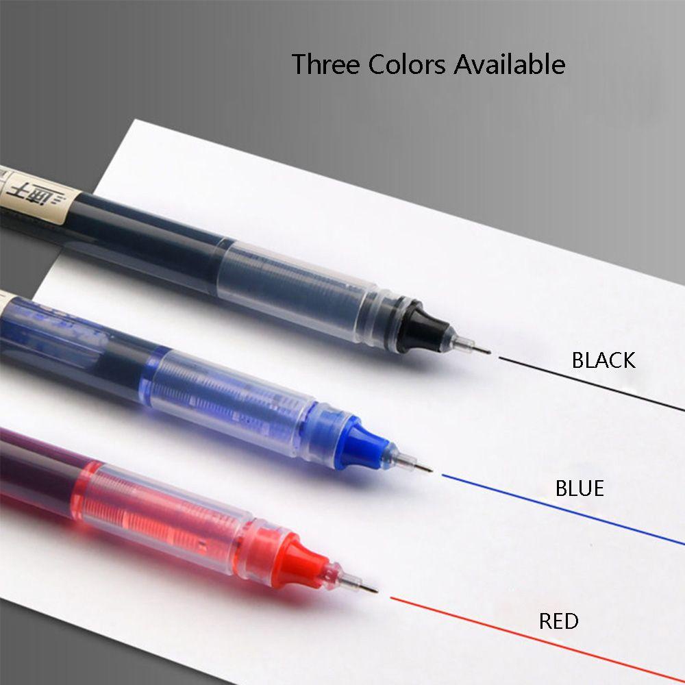 SUYO Gel Pen Perlengkapan Siswa Tabung Jarum Full Kapasitas Tinggi 0.5mm Rollerball Pen