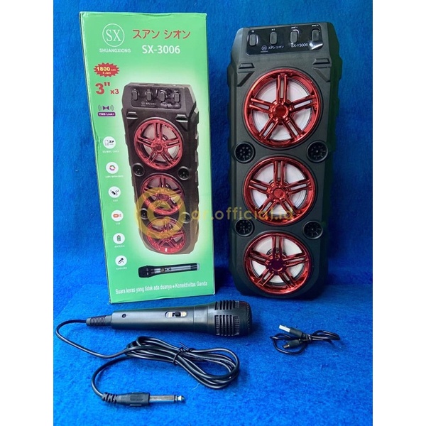 Speaker SX-3006 + Mic (Baru)