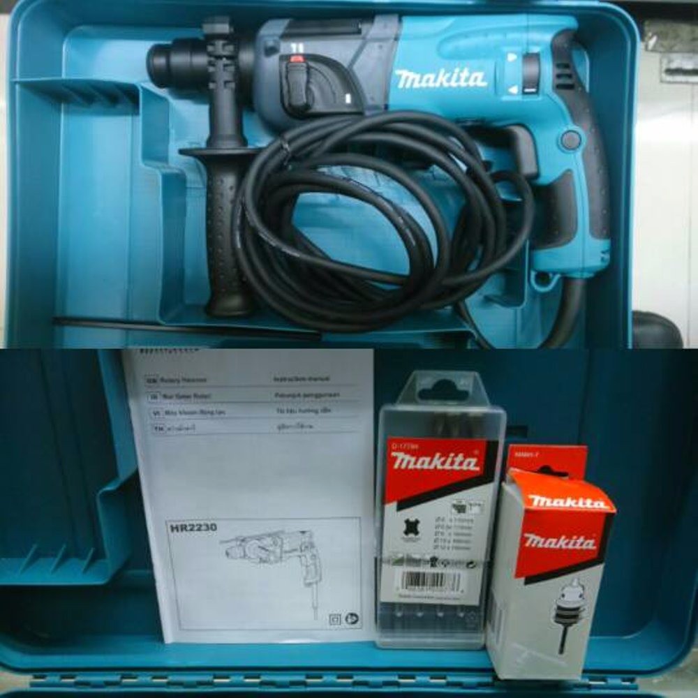 Turun Harga Mesin Bor Beton Rotary Hammer Makita Hr2230 X5 Hr 2230 X5 Mantap Shopee Indonesia