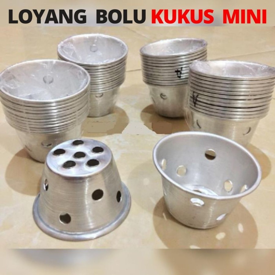 

Cetakan Bolu Kukus Mini Loyang Bolu Kukus Berkualitas Alumuinum