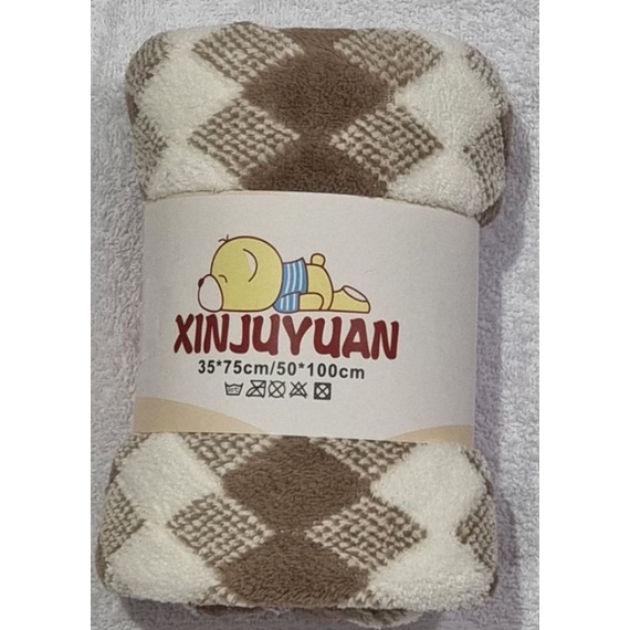 Handuk microfiber kotak uk 50 x 100 cm. Handuk bayi. Handuk traveling.