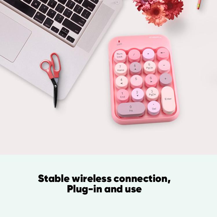 Terlaris--MOFII Keyboard Numeric Wireless Mechanical Keyboard Keyboard Bluetooth Candy Mouse Wireles