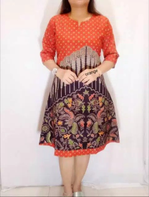 Kemeja Batik Vio Katun Stretd Premium. All Size Xl