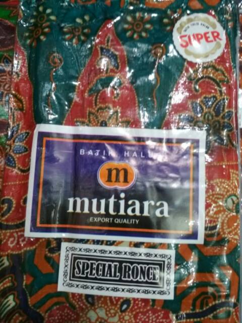 Kain batik panjang mutiara special ronce