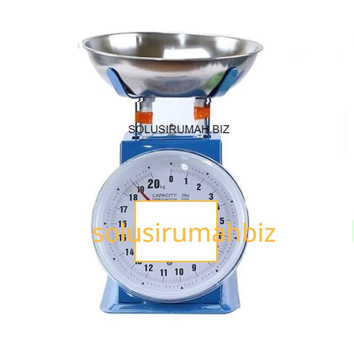 Timbangan Serbaguna Jarum Analog Duduk Mangkok SS merk random