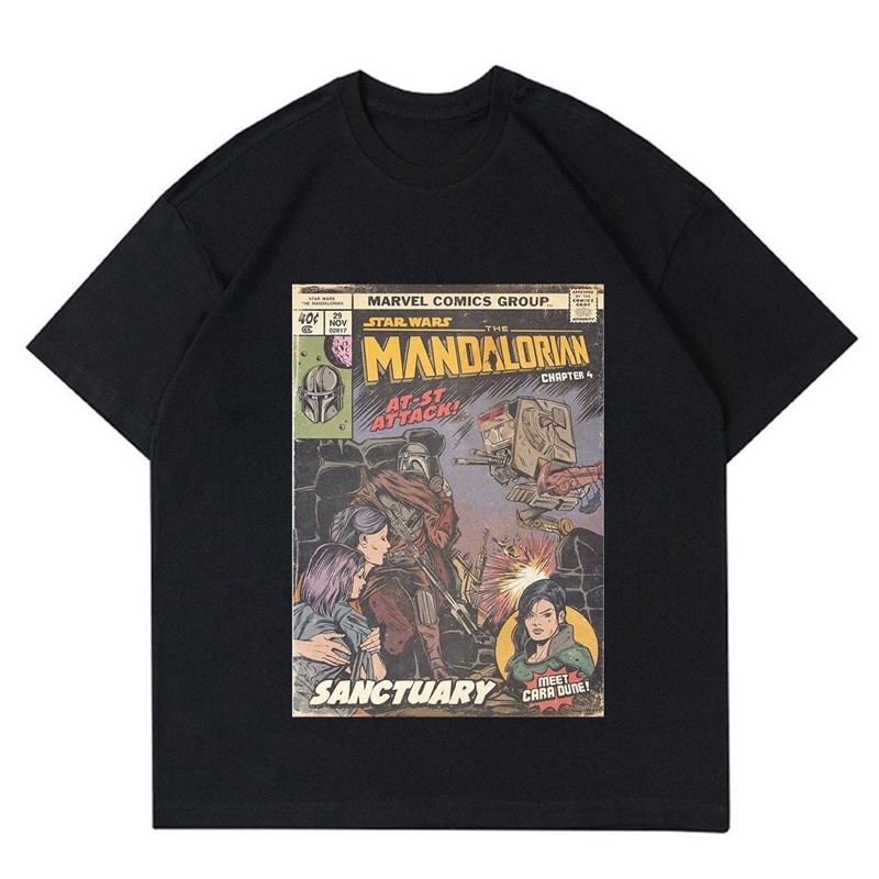 KAOS VINTAGE Marvel Sanctuary BLACK | T-SHIRT Marvel Sanctuary | KAOS Marvel Sanctuary