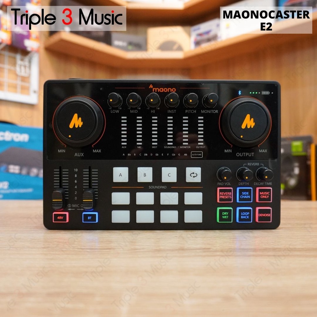 Maono E2 Maonocaster AME2 Soundcard streaming podcast