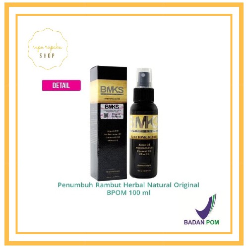 BMKS Hair Tonic Kemiri BPOM / Tonik Perawatan Rambut / Penyubur Rambut / Penghitam Rambut