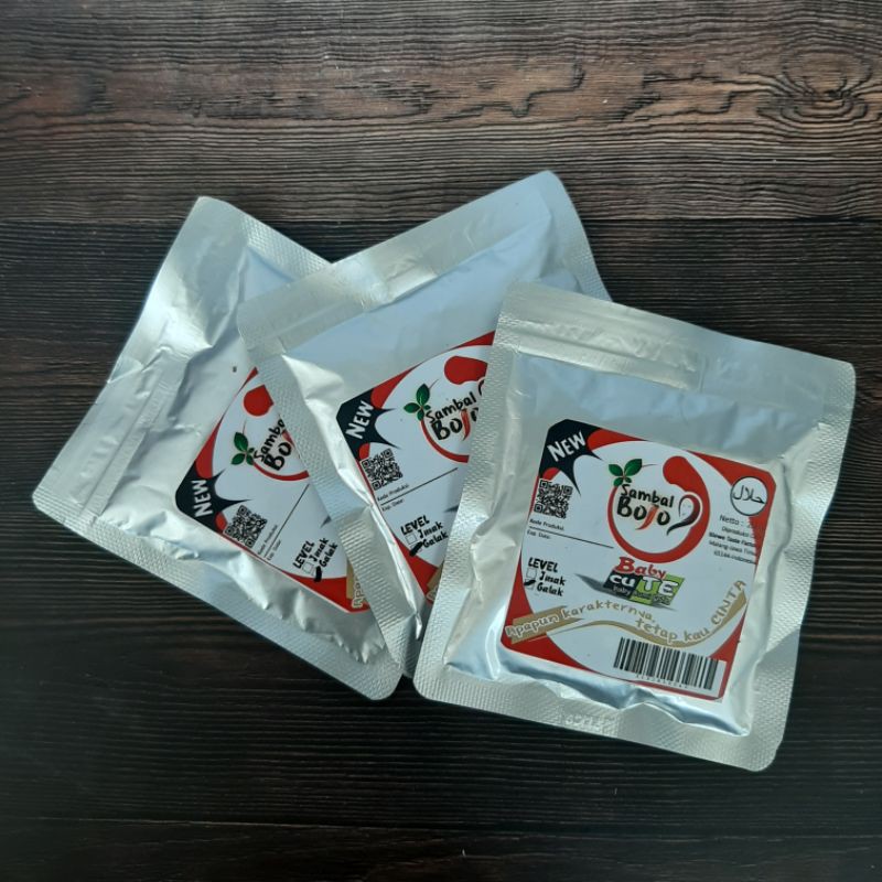 Sambal Viral Sambal BABY CUmi peTE (Bojo BABY CUTE) Sambal Kemasan Sachet 20gr