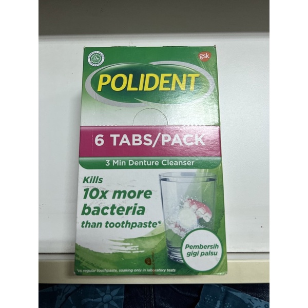 Polident Cleanser Polident Tablet Cuci Gigi Palsu