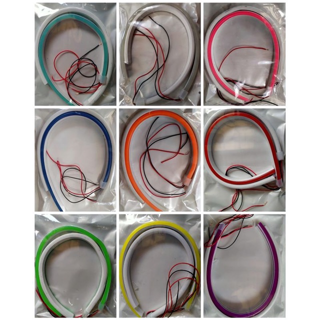 LAMPU ALIS MOTOR DRL Flexible 30 CM