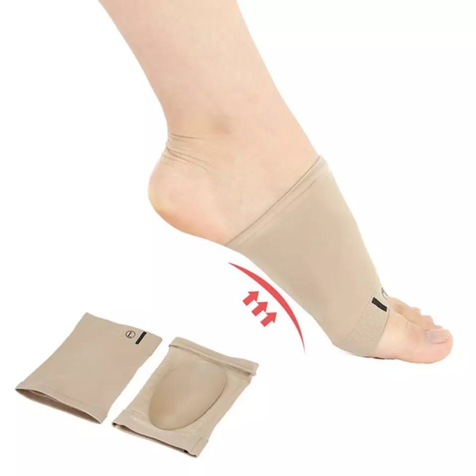 FOOT ARCH SUPPORT INSOLE KAKI DATAR INSOLE SEPATU PELINDUNG KAKI DATAR INSOLE SILICON