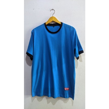 •KAOS POLOS WARNA BIRU TURKIS•